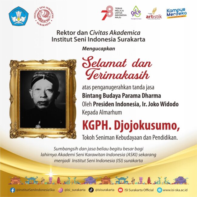 Penerima Anugerah Bintang Budaya Parama Dharma Tahun 2023 dari Presiden RI Ir. Joko Widodo-1